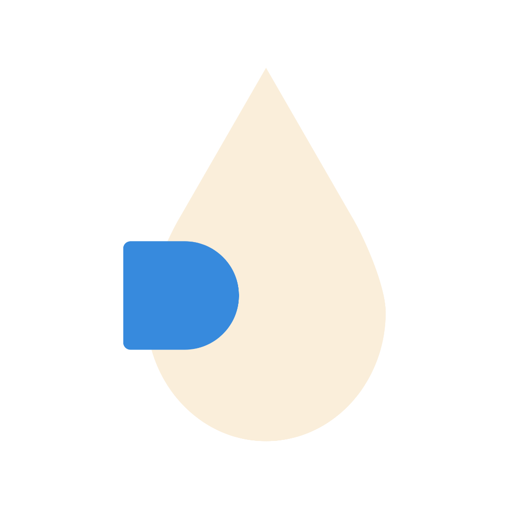 oiled up drop logo